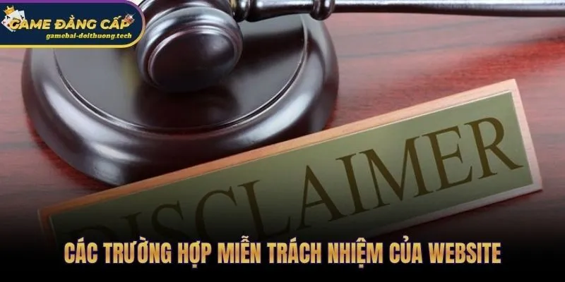 Ranh giới miễn trách nhiệm pháp lý trong từng tình huống người dùng