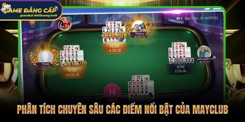 Mayclub - Đánh Giá Game Bài Đổi Thưởng | Ưu Đãi 100% 3 Mayclub và những yếu tố vận hành nổi bật từ bên trong